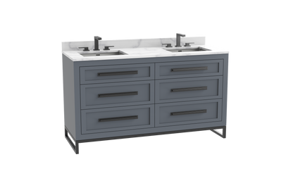 Vision SE 60D" Free standing Vanity Cabinet