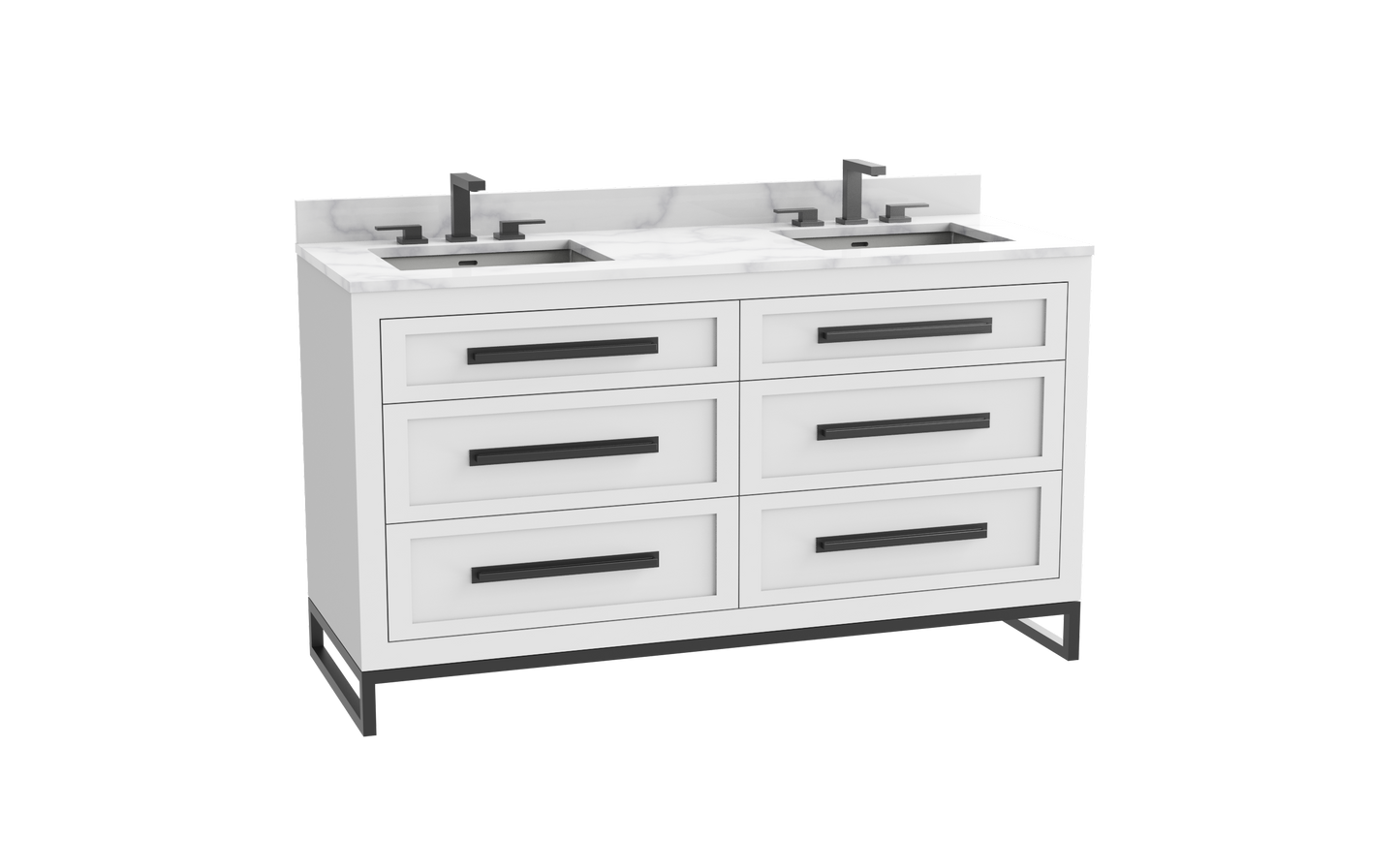 Vision SE 60D" Free standing Vanity Cabinet