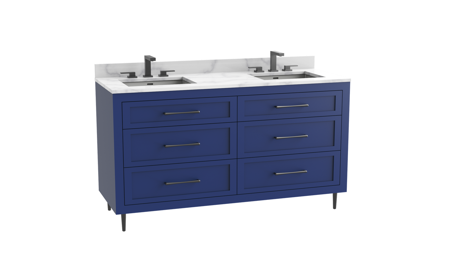 Vision SE 60D" Free standing Vanity Cabinet
