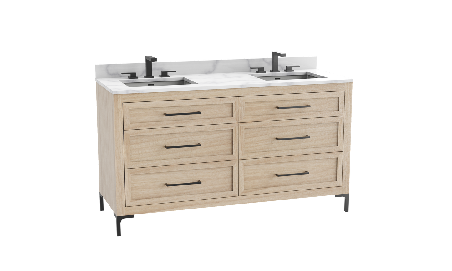 Vision SE 60D" Free standing Vanity Cabinet