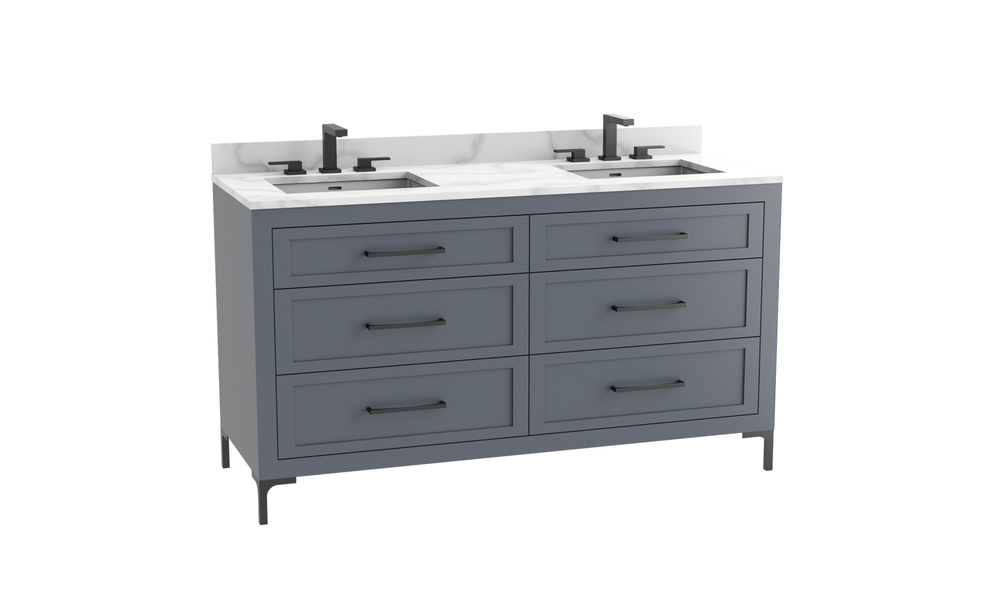 Vision SE 72D" Free standing Vanity Cabinet