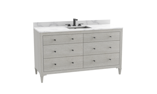 Legacy 60C" Free standing Vanity Cabinet