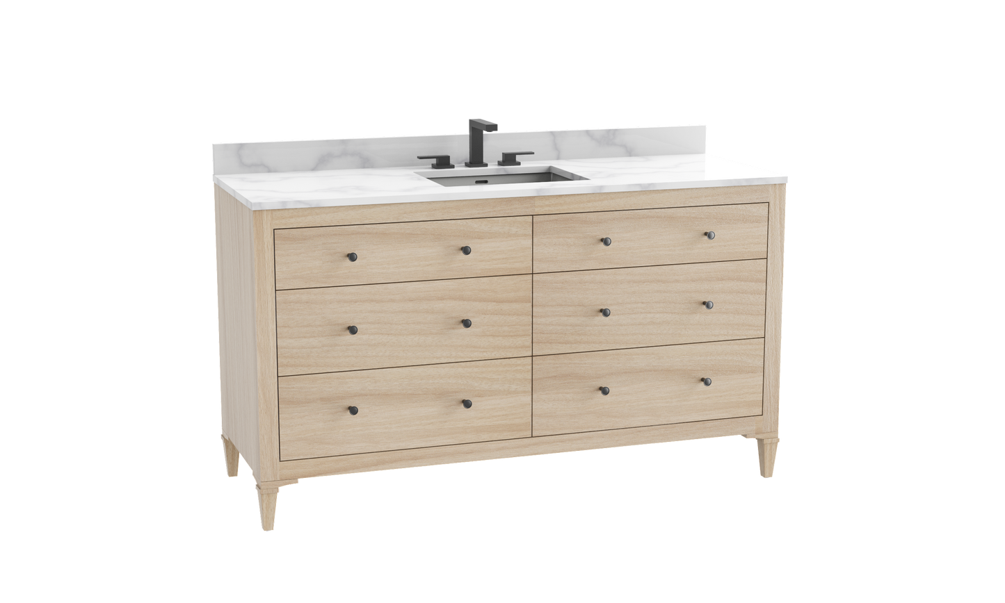 Legacy 60C" Free standing Vanity Cabinet