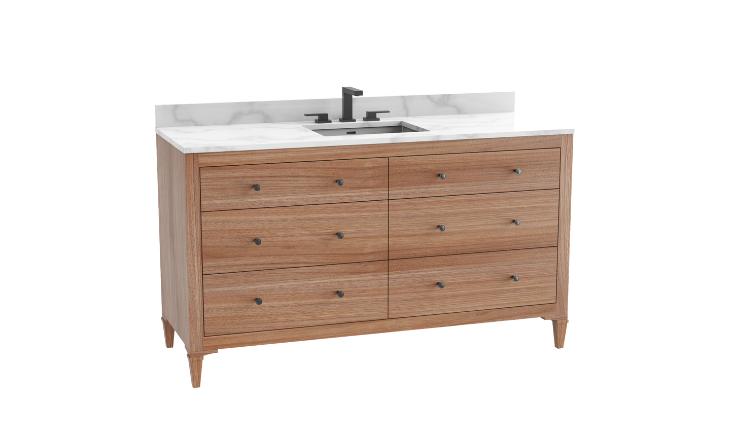 Legacy 60C" Free standing Vanity Cabinet
