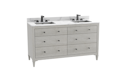 Legacy 60D" Free standing Vanity Cabinet