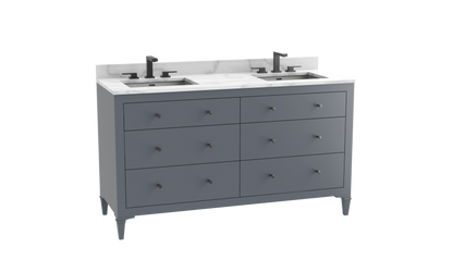 Legacy 60D" Free standing Vanity Cabinet