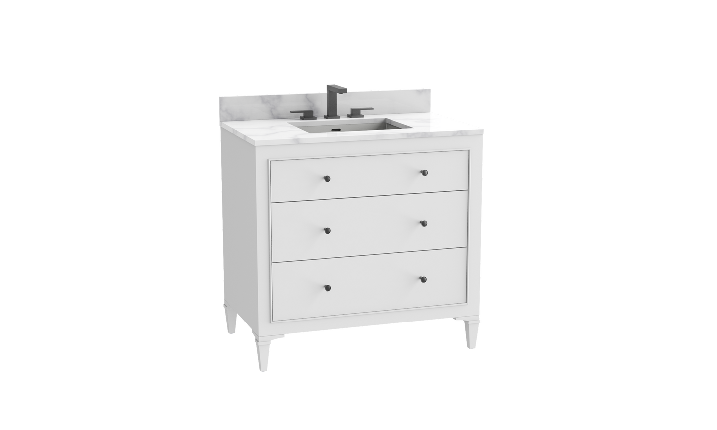 Classique 36" Free standing Vanity Cabinet