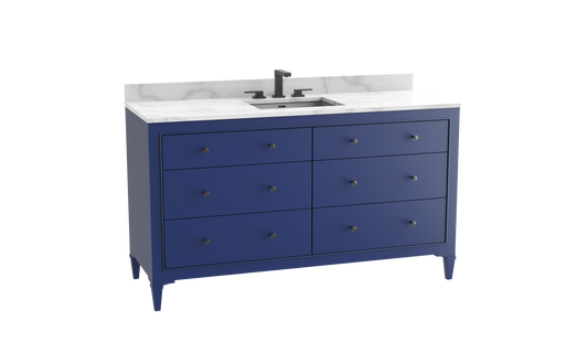 Classique 60C" Free standing Vanity Cabinet
