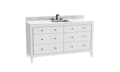 Classique 60C" Free standing Vanity Cabinet