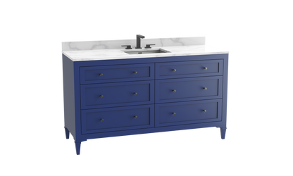 Heirloom 60C" Free standing Vanity Cabinet