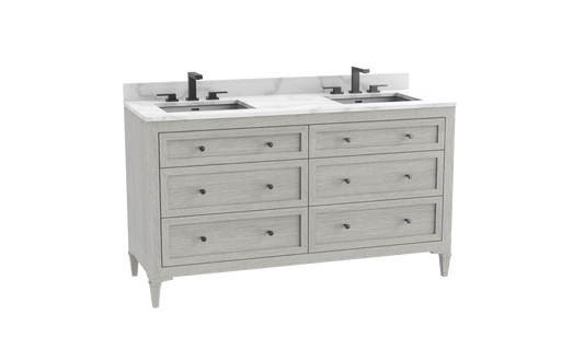 Heirloom 72D" Free standing Vanity Cabinet