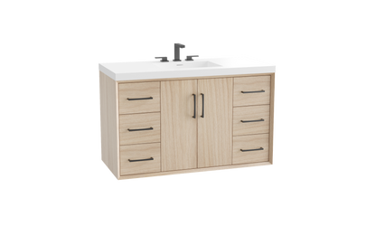 Echo 48C" Wall Hung Vanity Cabinet