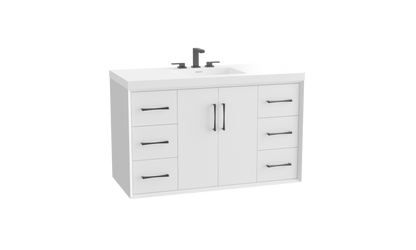 Echo 48C" Wall Hung Vanity Cabinet