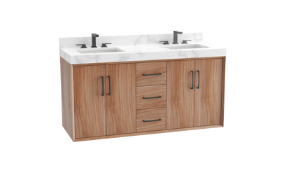 Echo 60D" Wall Hung Vanity Cabinet