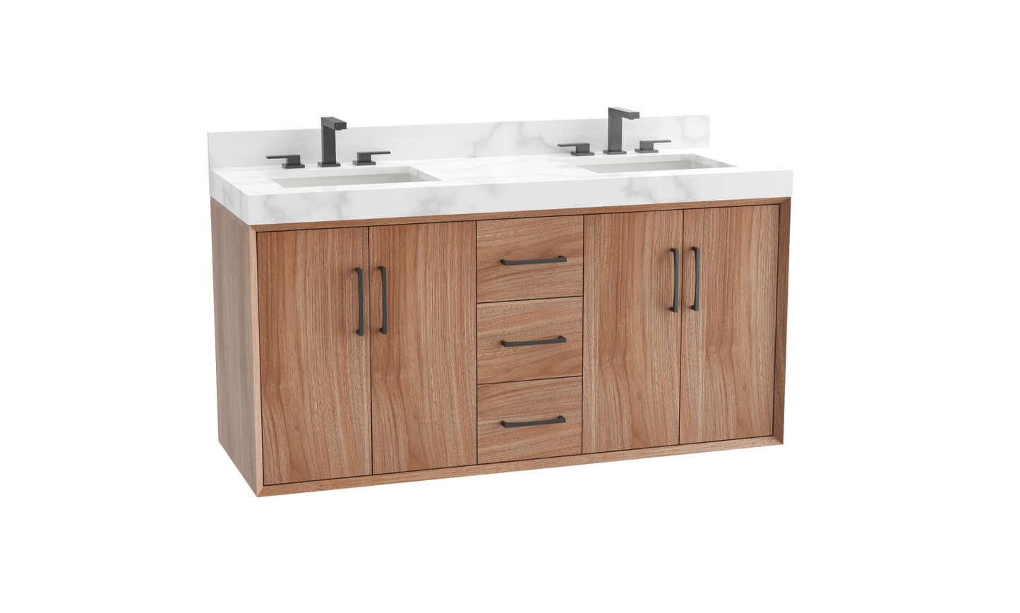 Echo 72D" Wall Hung Vanity Cabinet
