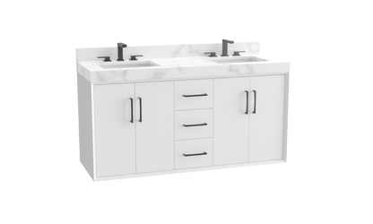Echo 72D" Wall Hung Vanity Cabinet