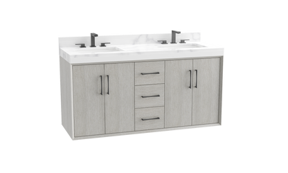 Echo 72D" Wall Hung Vanity Cabinet