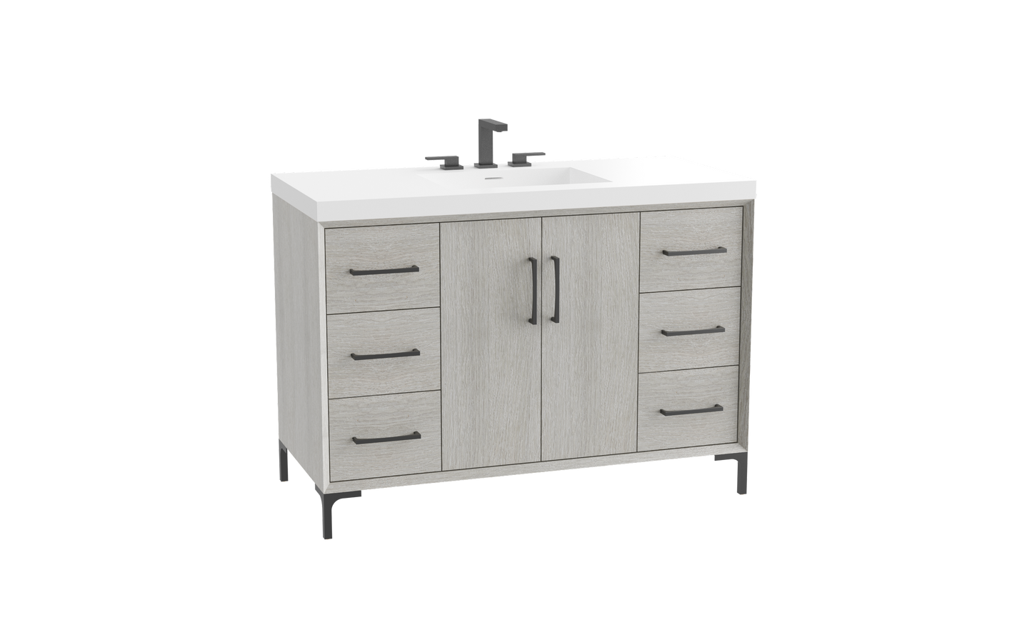 Homage 48C" Free Standing Vanity Cabinet