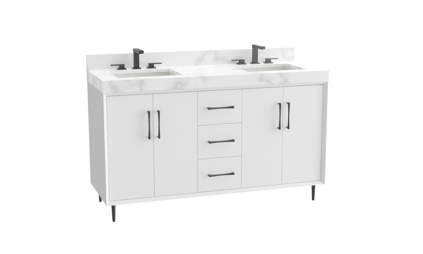 Homage 72D" Free Standing Vanity Cabinet