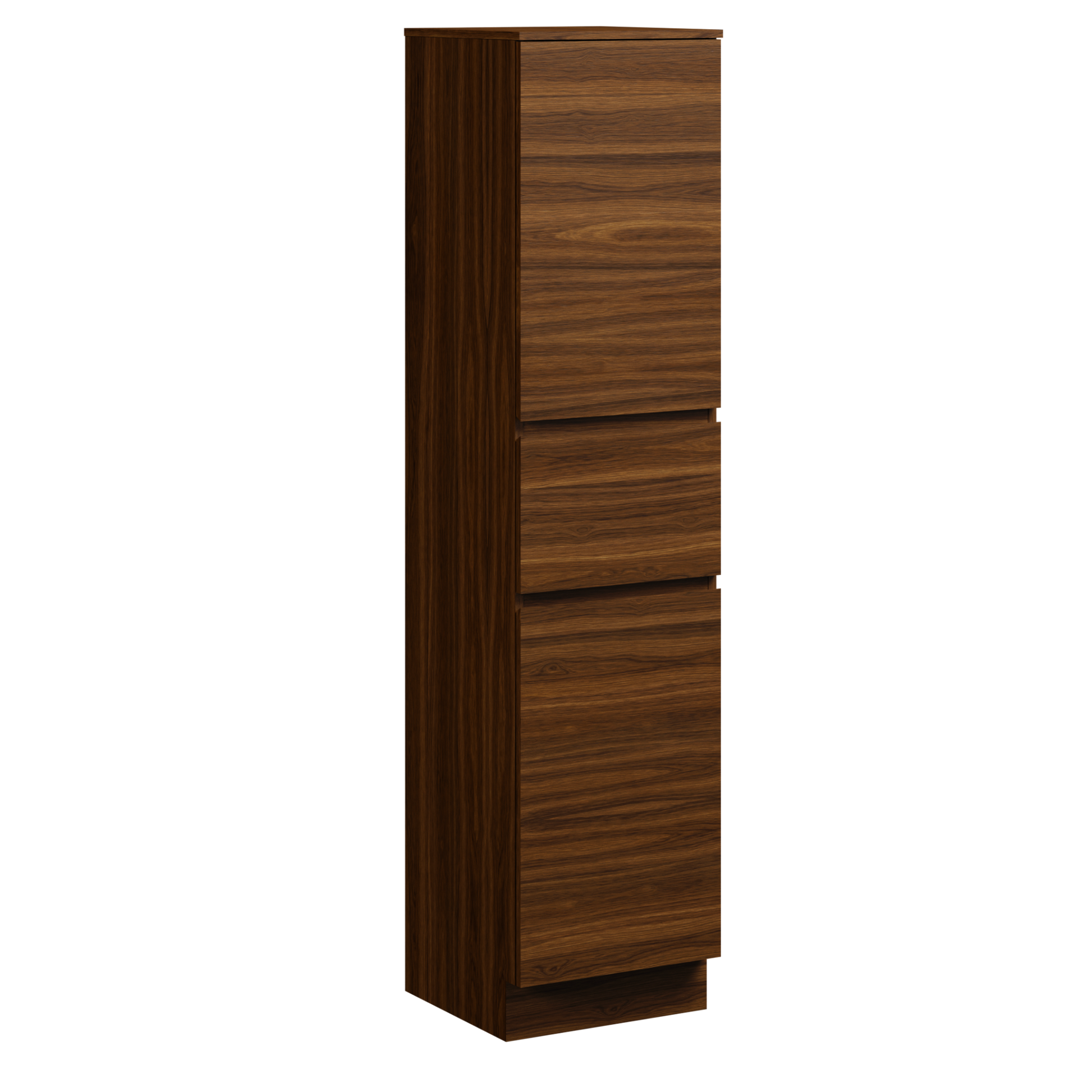 Brockton Floor Standing Storage Cabinet 18 Inch Walnut