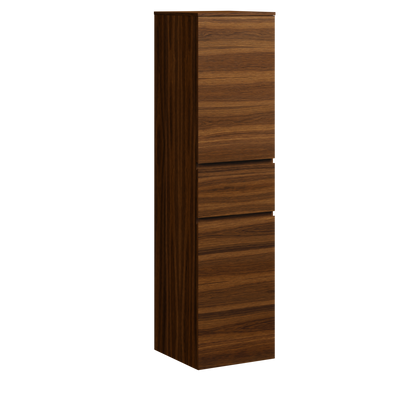 Brockton Wall Mount Storage Cabinet 18 Inch Walnut