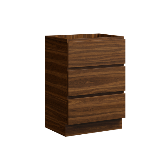 Brockton Floor Standing Vanity 24 Inch Walnut