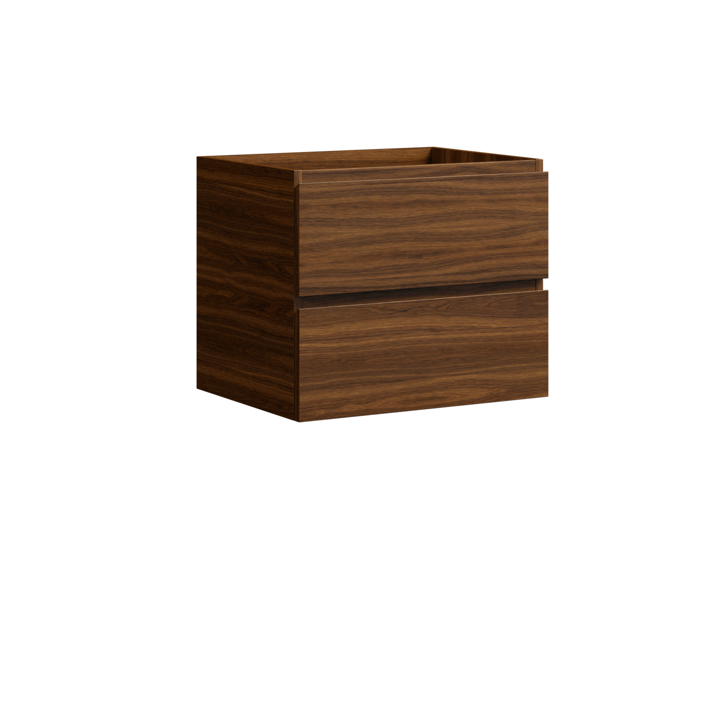 Brockton Wall Mount Vanity 24 Inch Walnut