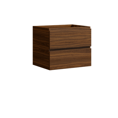 Brockton Wall Mount Vanity 24 Inch Walnut