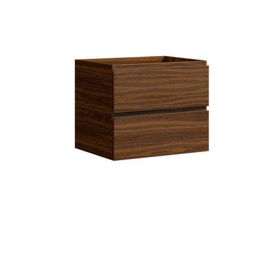Brockton Wall Mount Vanity 24 Inch Walnut