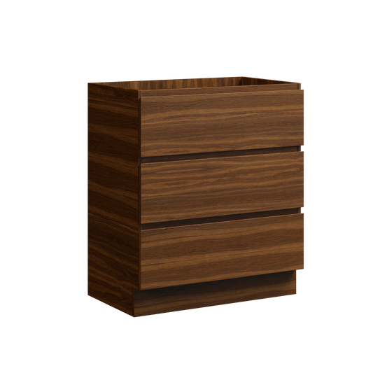 Brockton Floor Standing Vanity 30 Inch Walnut