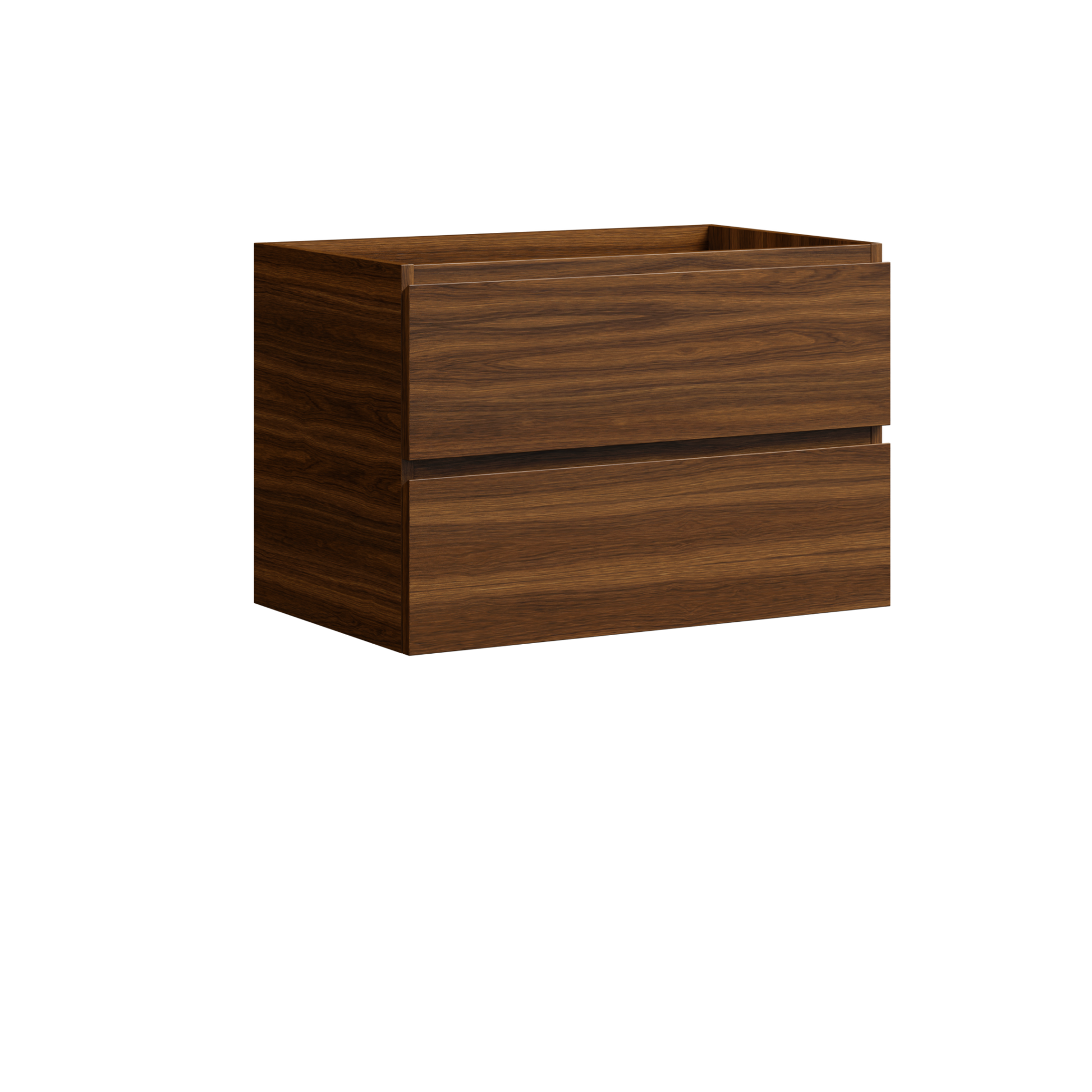 Brockton Wall Mount Vanity 30 Inch Walnut