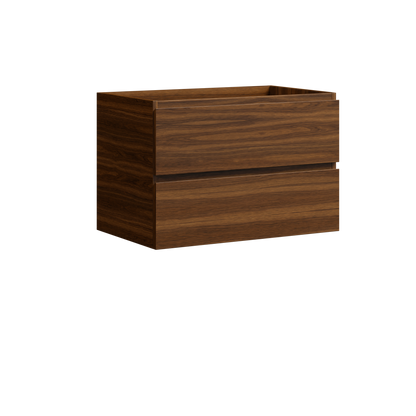 Brockton Wall Mount Vanity 30 Inch Walnut