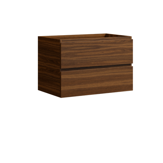 Brockton Wall Mount Vanity 30 Inch Walnut