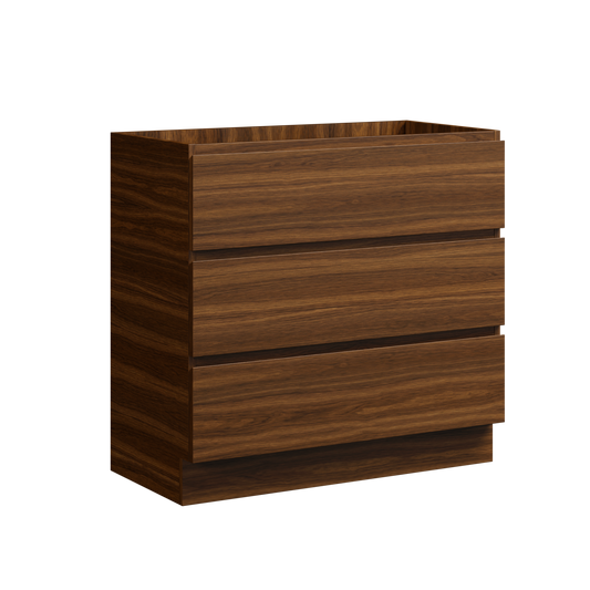 Brockton Floor Standing Vanity 36 Inch Walnut
