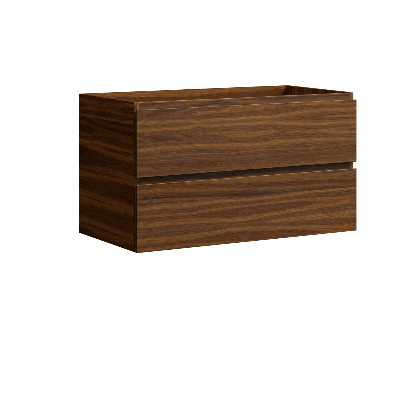Brockton Wall Mount Vanity 36 Inch Walnut