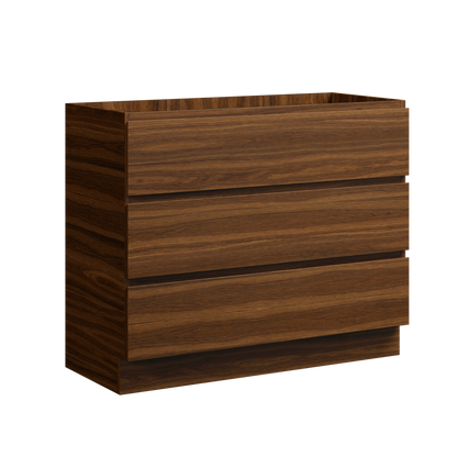 Brockton Floor Standing Vanity 42 Inch Walnut