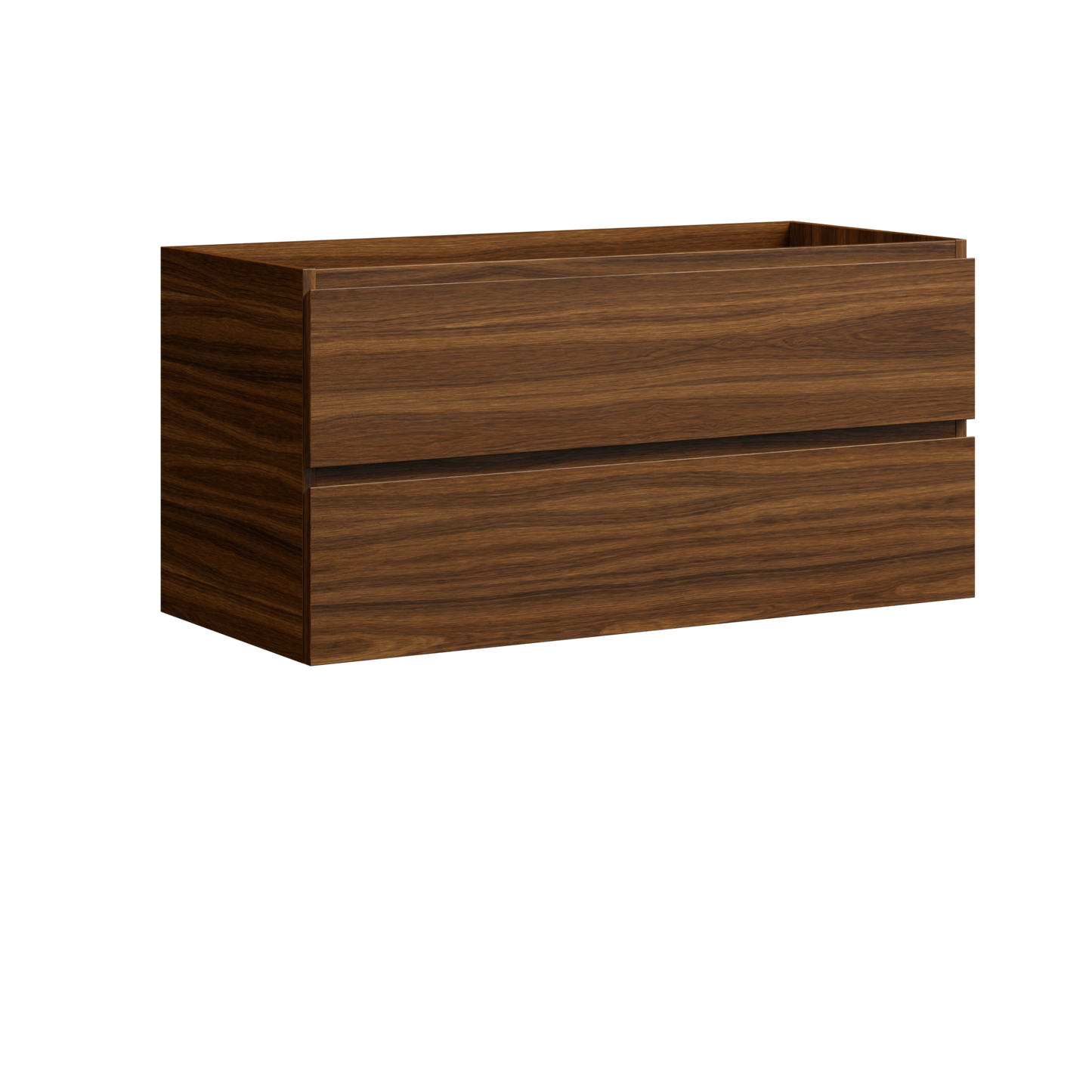 Brockton Wall Mount Vanity 42 Inch Walnut