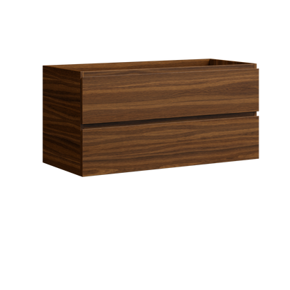 Brockton Wall Mount Vanity 42 Inch Walnut
