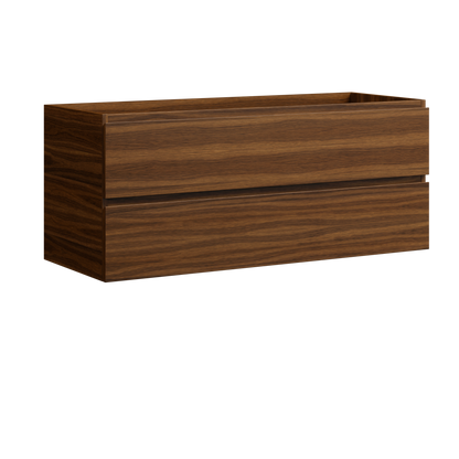 Brockton Wall Mount Vanity 48 Inch Walnut