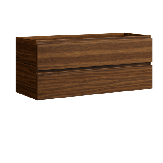 Brockton Wall Mount Vanity 48 Inch Walnut
