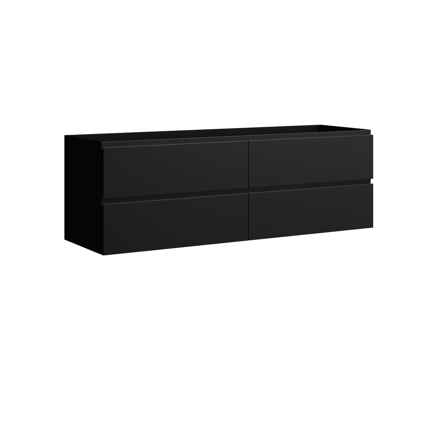 Brockton Wall Mount Double Vanity 60 Inch