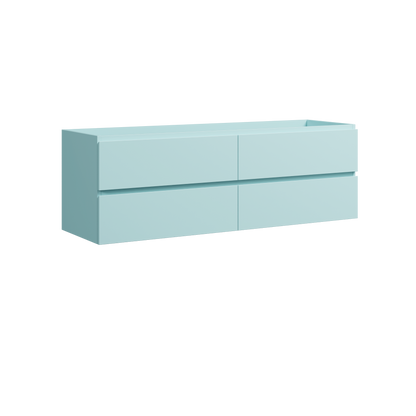 Brockton Wall Mount Double Vanity 60 Inch