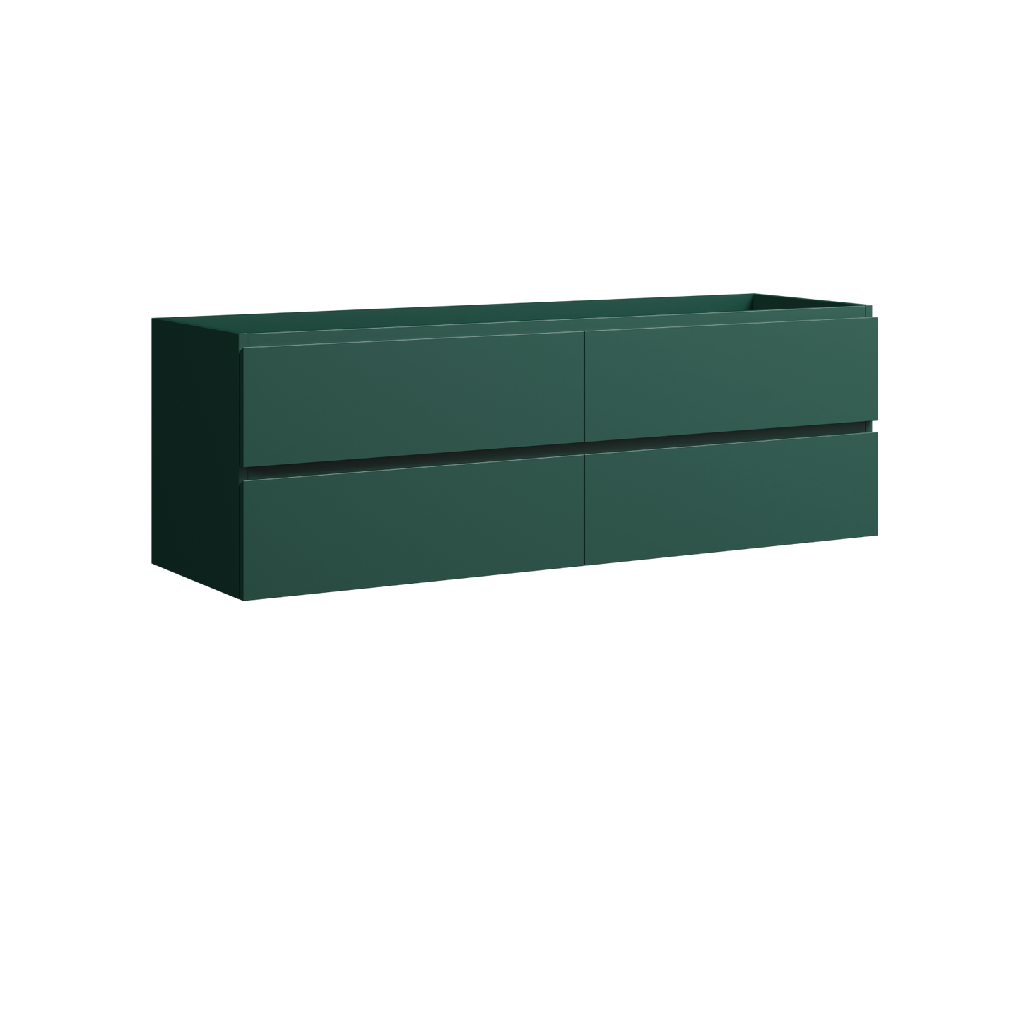 Brockton Wall Mount Double Vanity 60 Inch