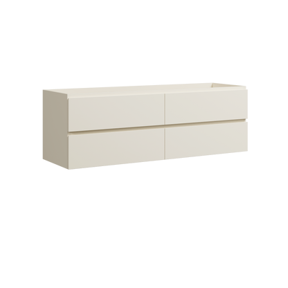 Brockton Wall Mount Double Vanity 60 Inch