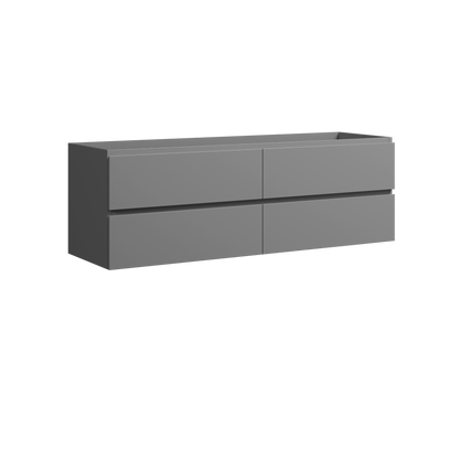Brockton Wall Mount Double Vanity 60 Inch