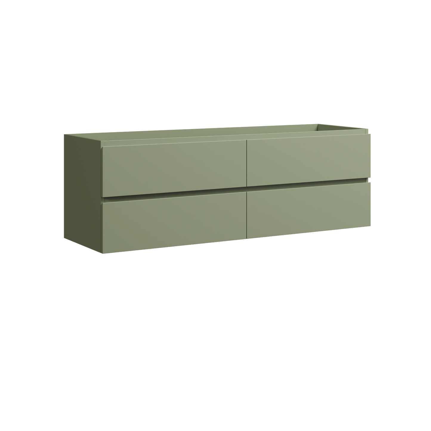 Brockton Wall Mount Double Vanity 60 Inch