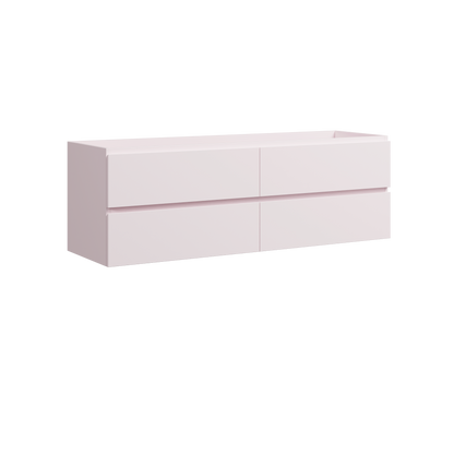 Brockton Wall Mount Double Vanity 60 Inch
