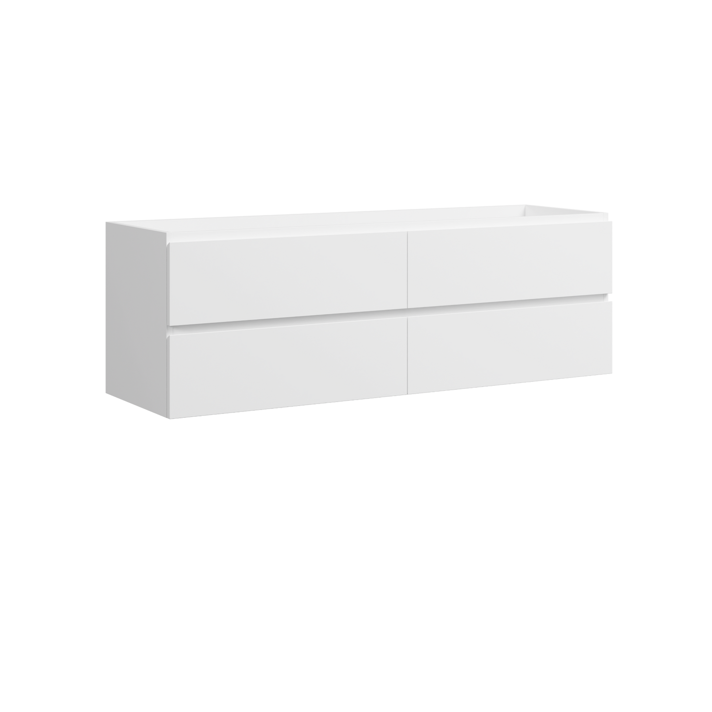 Brockton Wall Mount Double Vanity 60 Inch