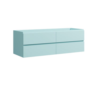 Brockton Wall Mount Double Vanity 60 Inch
