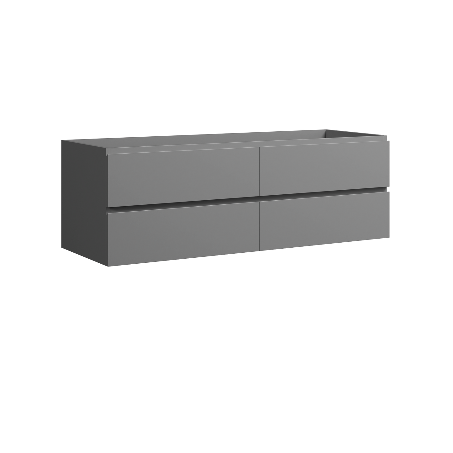 Brockton Wall Mount Double Vanity 60 Inch